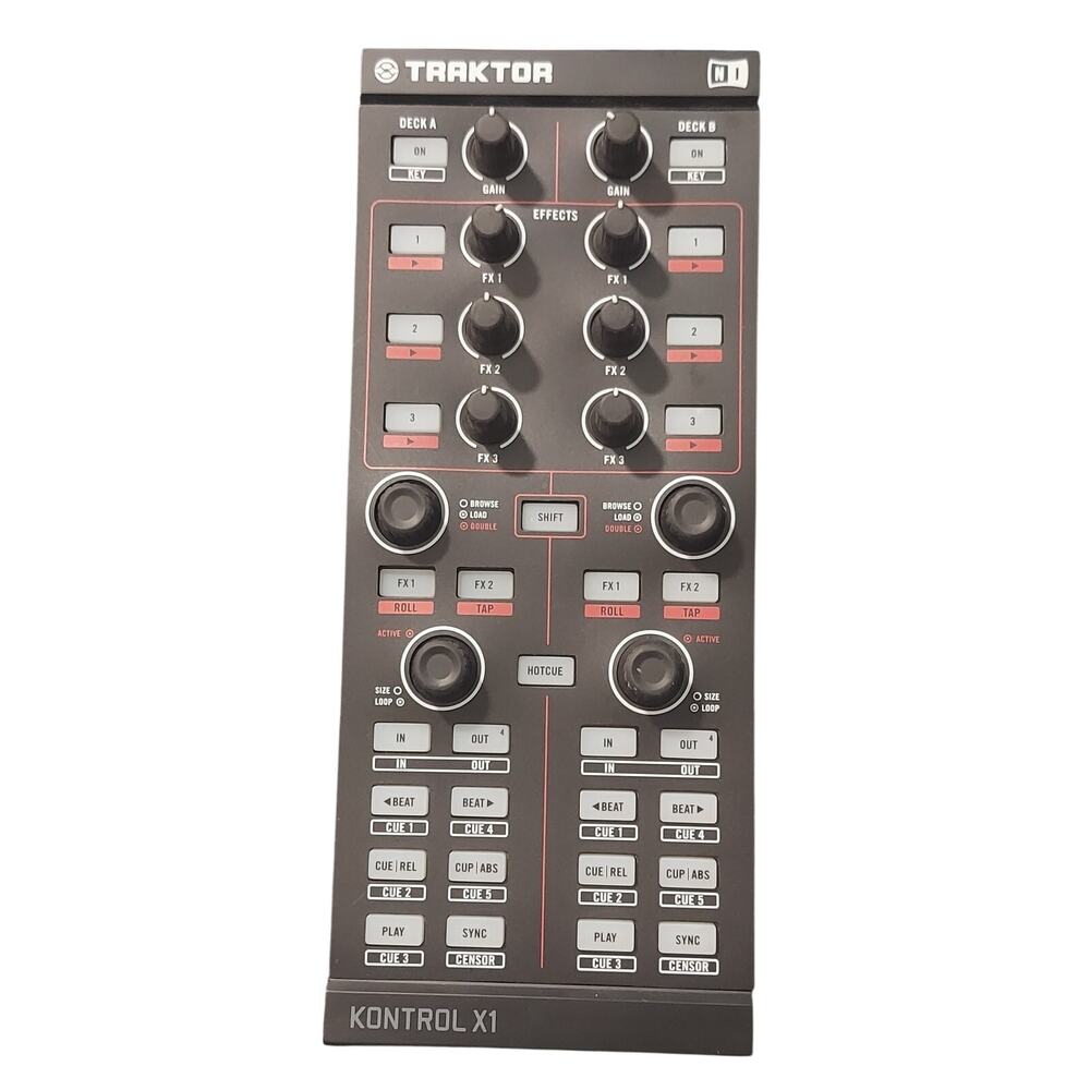 Native Instruments TRAKTOR KONTROL X1 DJ Controller Mixer Effector Looper